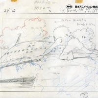 Conan the Future Boy / Miyazaki Hayao drawing / Original Hand-drawn art / 001