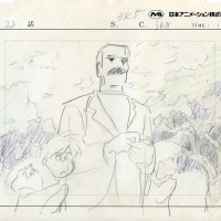 Conan the Future Boy / Miyazaki Hayao drawing / Original Hand-drawn art / 002